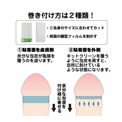 キットクリーン (仮性包茎サポートシート)画像3