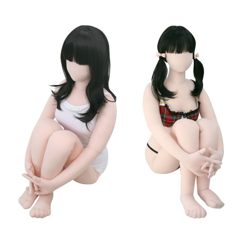 「おすわり」 のの タイプA ロング【黒】ふぇありーどーる画像2