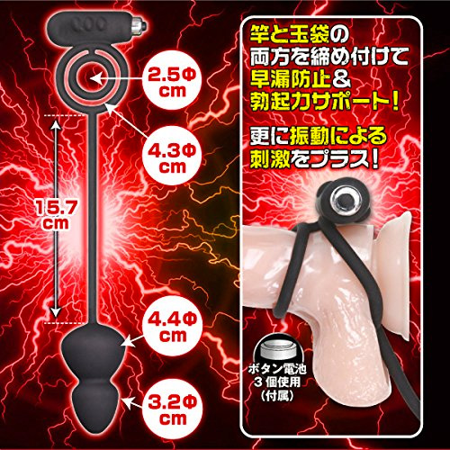 バイブレーションリング with アナルプラグ ビッグ画像2