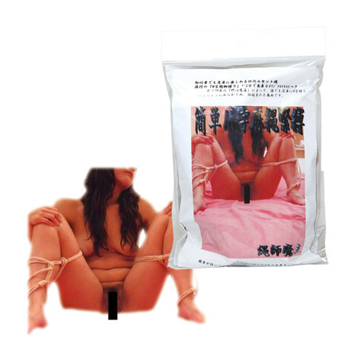 簡単M字麻縄緊縛