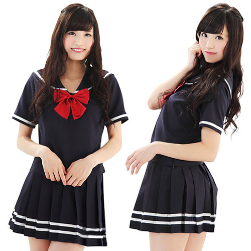 純情ダブルラインセーラー服