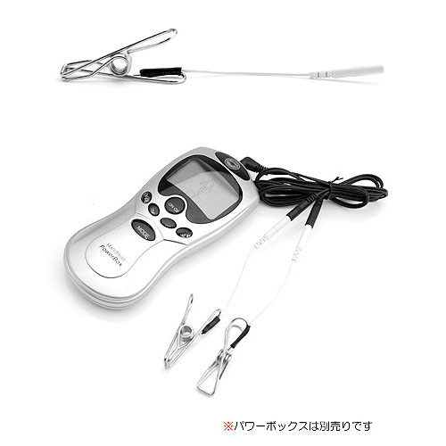 乳首やラビアを挟んで電気攻め！　エレクトロメタルクリップ画像2