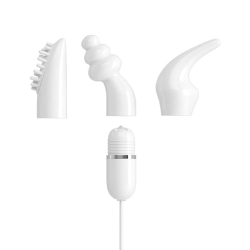 3種類のアタッチメントで簡単に刺激を変化　iSex USBローターキット画像2