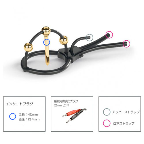 亀頭を電気刺激する究極のフェチアイテム　コロナエレクトロインサート画像2