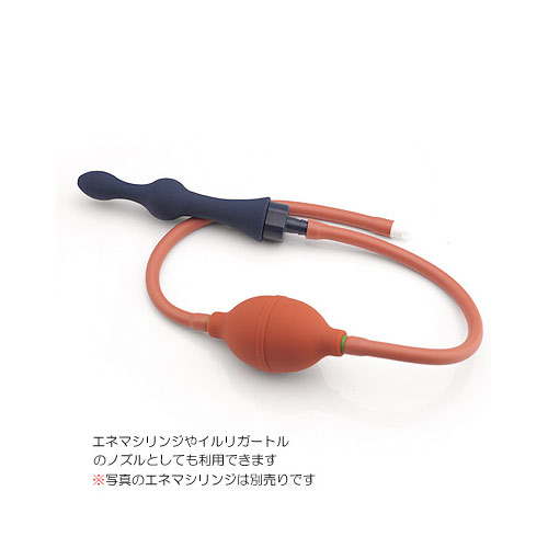 シャワーに繋げられるアナルアタッチメント　シリコンエネマノズル3種セット画像3