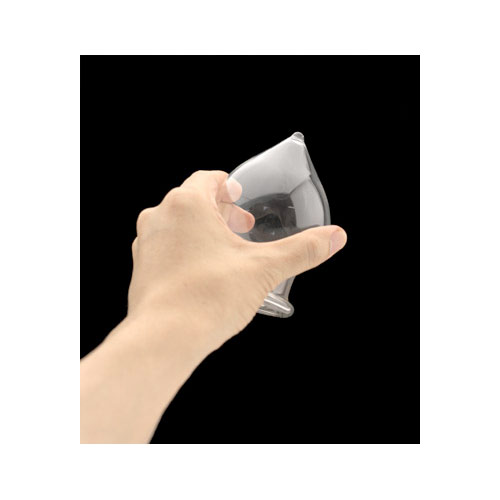 挿入すると中が丸見えになっちゃう　中空ガラスバットプラグ画像5