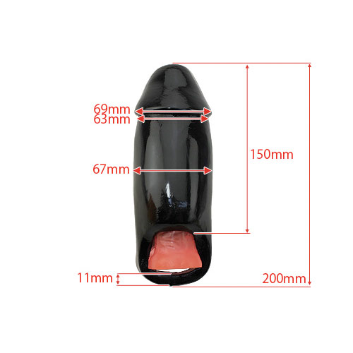 超極太サイズのペニスサック ファットディックエンハンサー画像4