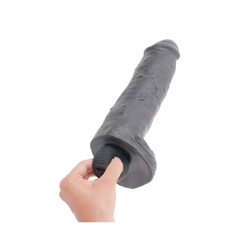 射精キングコック&ボール 27.9cm (ブラック) 画像5