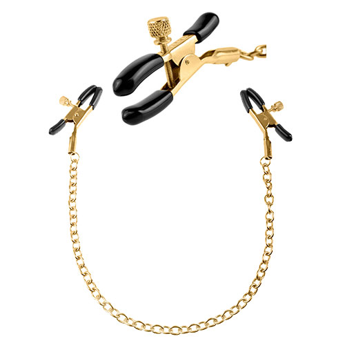 Fetish Fantasy Gold Chain Nipple Clamps チェーン・ニップルクランプ画像2