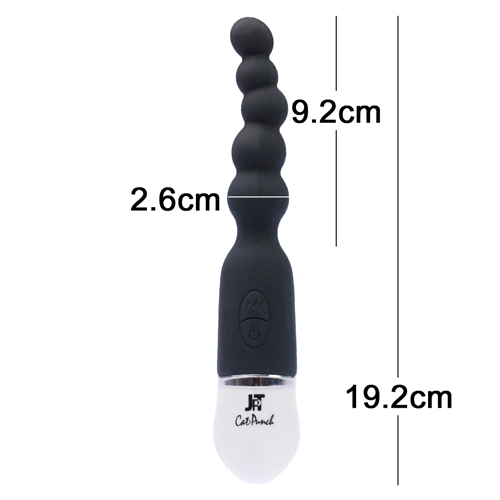Cat Punch A ANAL BEADS VIBE BLACK画像3