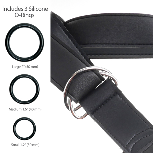 King Cock Strap-on Harness Cock キングコックナチュラル (ディルド付き)画像7