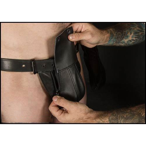 本革製貞操ジョック　Leather Chastity Jock画像4