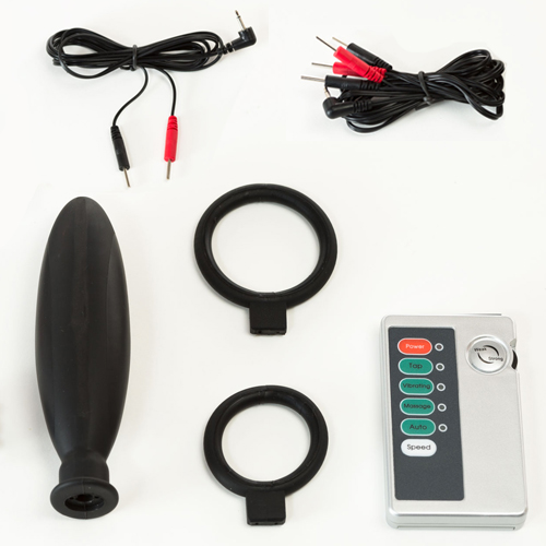 アナルプラグとコックリングを電気刺激！　Electro Fuck Buddy Kit　エレクトロファックバディーキット 