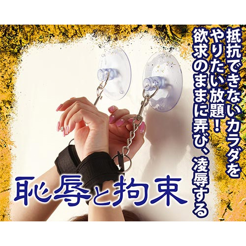調教 吸盤付き手枷画像3