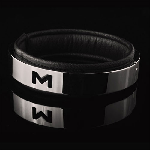 Black Marie(ブラックマリー)Iron Leather Choker 金属首輪 本革と合金