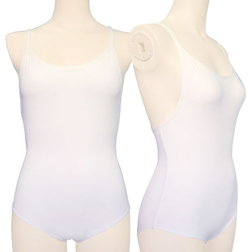 白いスクール水着　おとこの娘用画像2