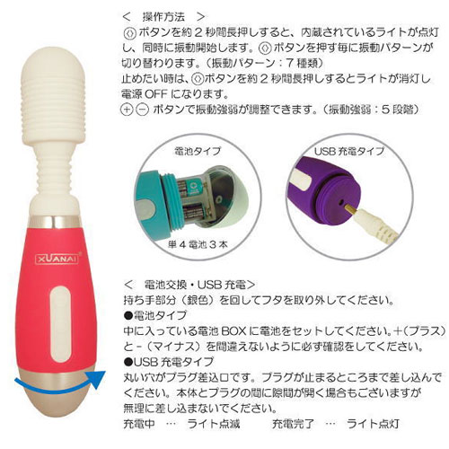 XUANAI（シェンアイ）DENMA USB充電タイプ パープル画像4