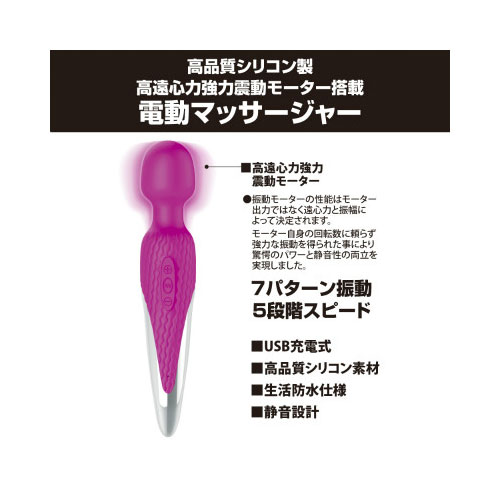 プリティラブ　パワフルワンドマッサージャー画像3