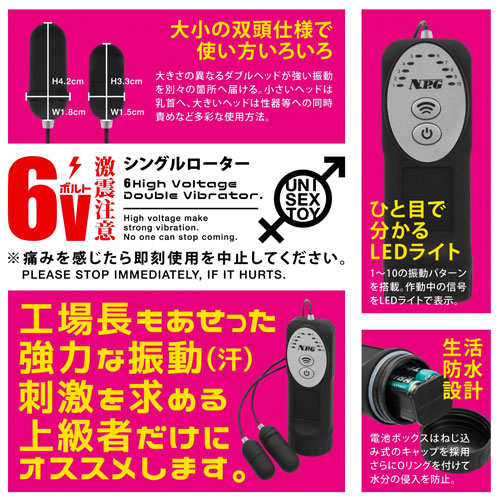 取扱注意 6ボルト ダブルローター画像4