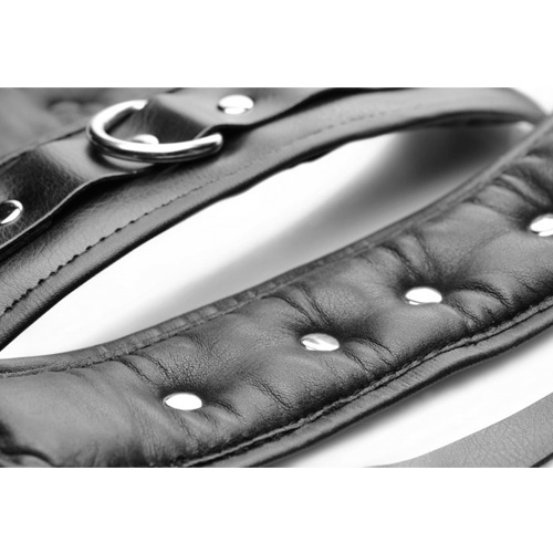 PU Leather Lined Cuffs Ankle 足枷画像2