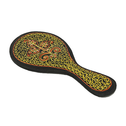Jeweled Leather Paddle Gold（ジュエルド・レザーパドルゴールド）画像2