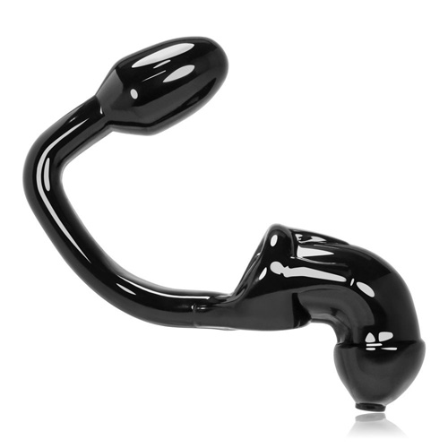 男性用貞操帯とアナルプラグのミックスアイテム　Tailpipe Chastity テールパイプ貞操帯