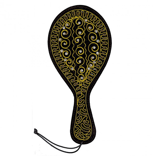 Jeweled Leather Paddle Gold（ジュエルド・レザーパドルゴールド）