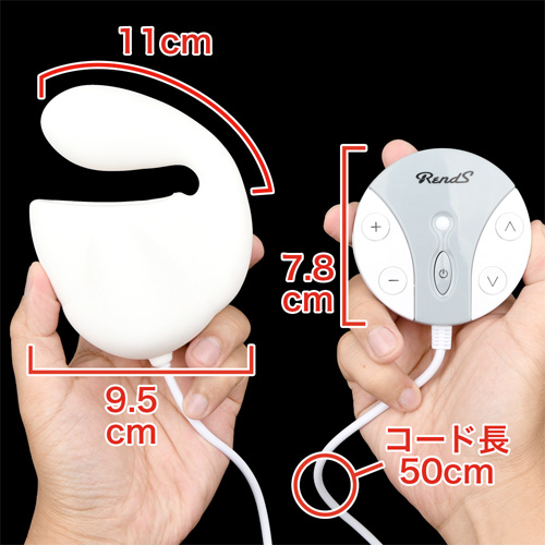 回転ベロでクリを挿入シャフトでGスポを刺激する2点責めローター　クンニラックス画像4