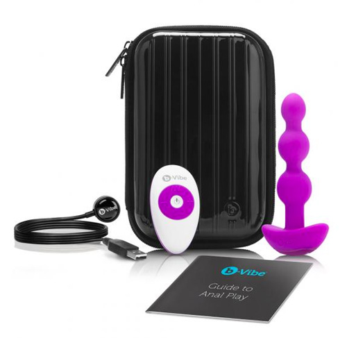 b-vibe トリプル アナルビーズ 赤画像5