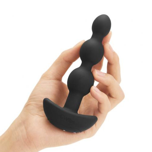 b-vibe トリプル アナルビーズ 黒画像3