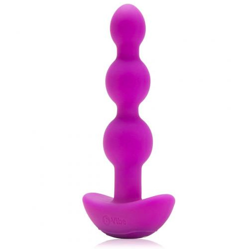 b-vibe トリプル アナルビーズ 赤画像2