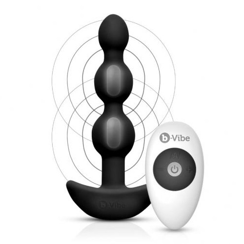 b-vibe トリプル アナルビーズ 黒