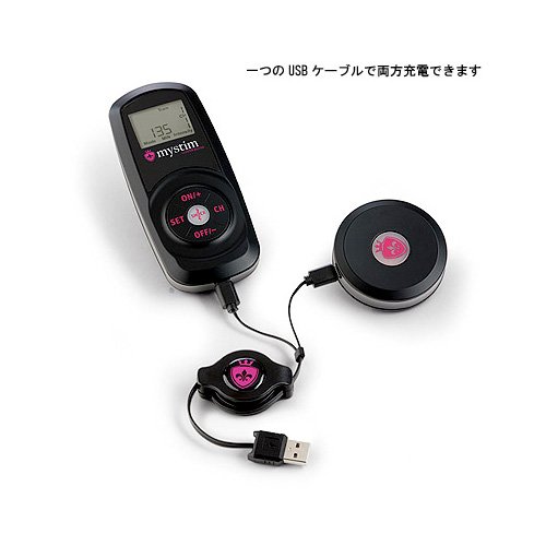 ワイヤレス操作できる電気刺激用パワーボックス Mystim クラスターバスター画像2