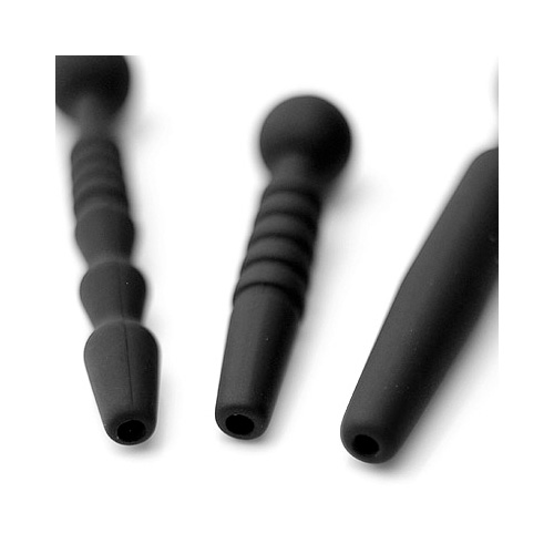 ダークロッドシリコンペニスプラグセット画像2