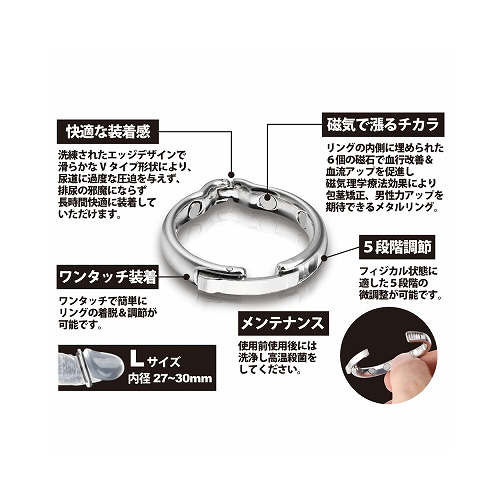 RAIJIN 高磁力マグネティックリングL画像2