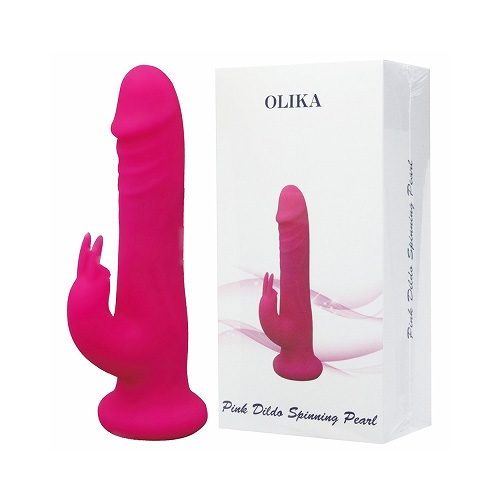 OLIKA ピンクディルド スピニングパール