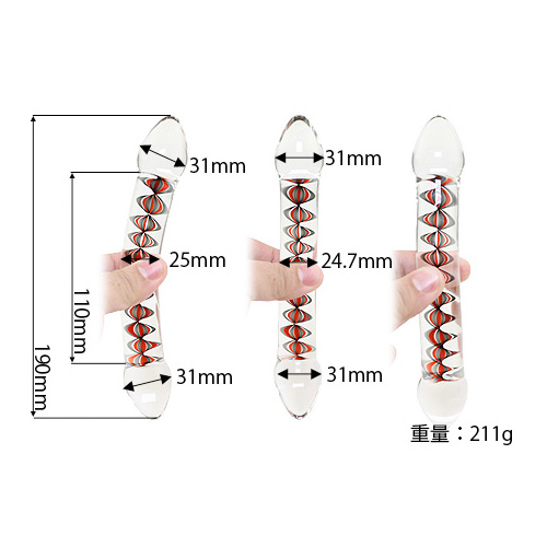 Ajna Glass Dildo アジナ グラスディルド画像2