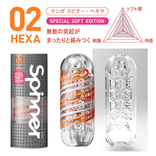 TENGA SPINNER スピナー 02HEXA ヘキサ スペシャルソフトエディション画像2