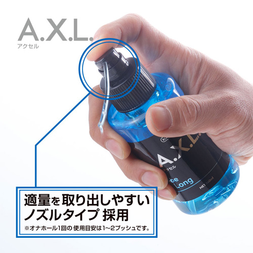 男性用セルフケアジェル A.X.L. アクセル　be Long（ブルー）画像3