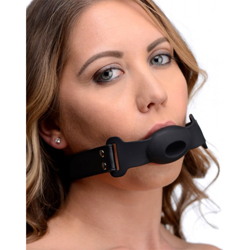 Hollow Silicone Gag ドローリングシリコンマウスギャグ