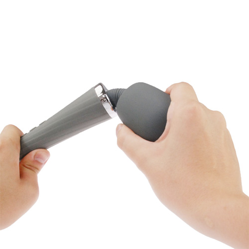 Xiaomanyao シャオマンヤオ ハンディマッサージャー ライトグレー画像5