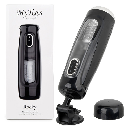 10種類のピストンと回転機能付き電動オナホ Rocky（ロッキー）