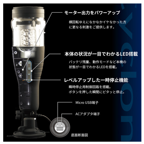 サイクロンX10 USB 本体画像3