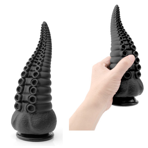 極悪フォルムでも意外に優しい?! テンタクルリキッドシリコンディルド