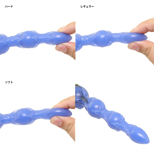 アナルビーズ的な使い方もできるディルド 龍宝玉画像4