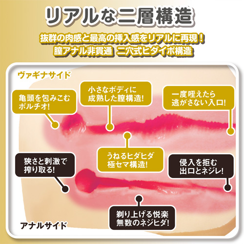 日本製リアルボディ+3Dボーンシステム グラマラスゴシック (二層構造)画像7