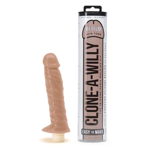 肌色の生々しいディルドが自作できるキット CLONE-A-WILLY Midium Skin