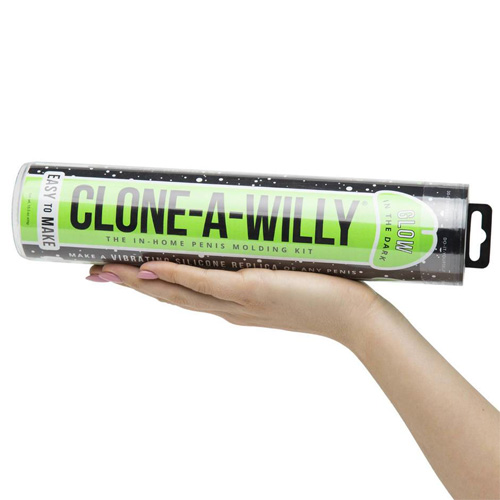 蛍光素材の自作ディルドができるキット CLONE-A-WILLY Glow in the Dark Green画像3