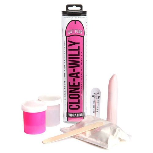 ド派手なピンクシリコン素材でディルドを自作！ CLONE-A-WILLY Hot Pink画像2