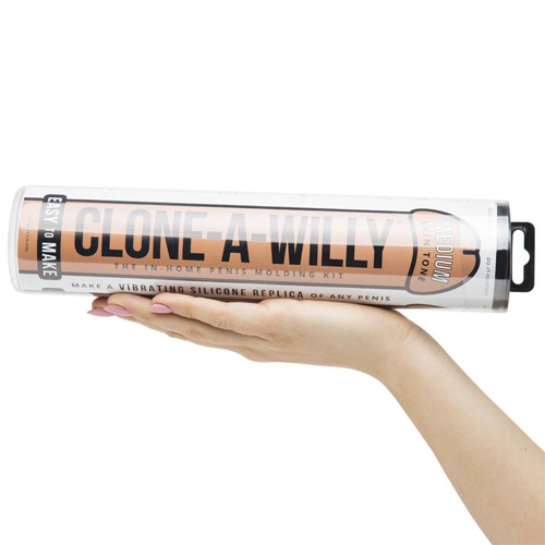 肌色の生々しいディルドが自作できるキット CLONE-A-WILLY Midium Skin画像3